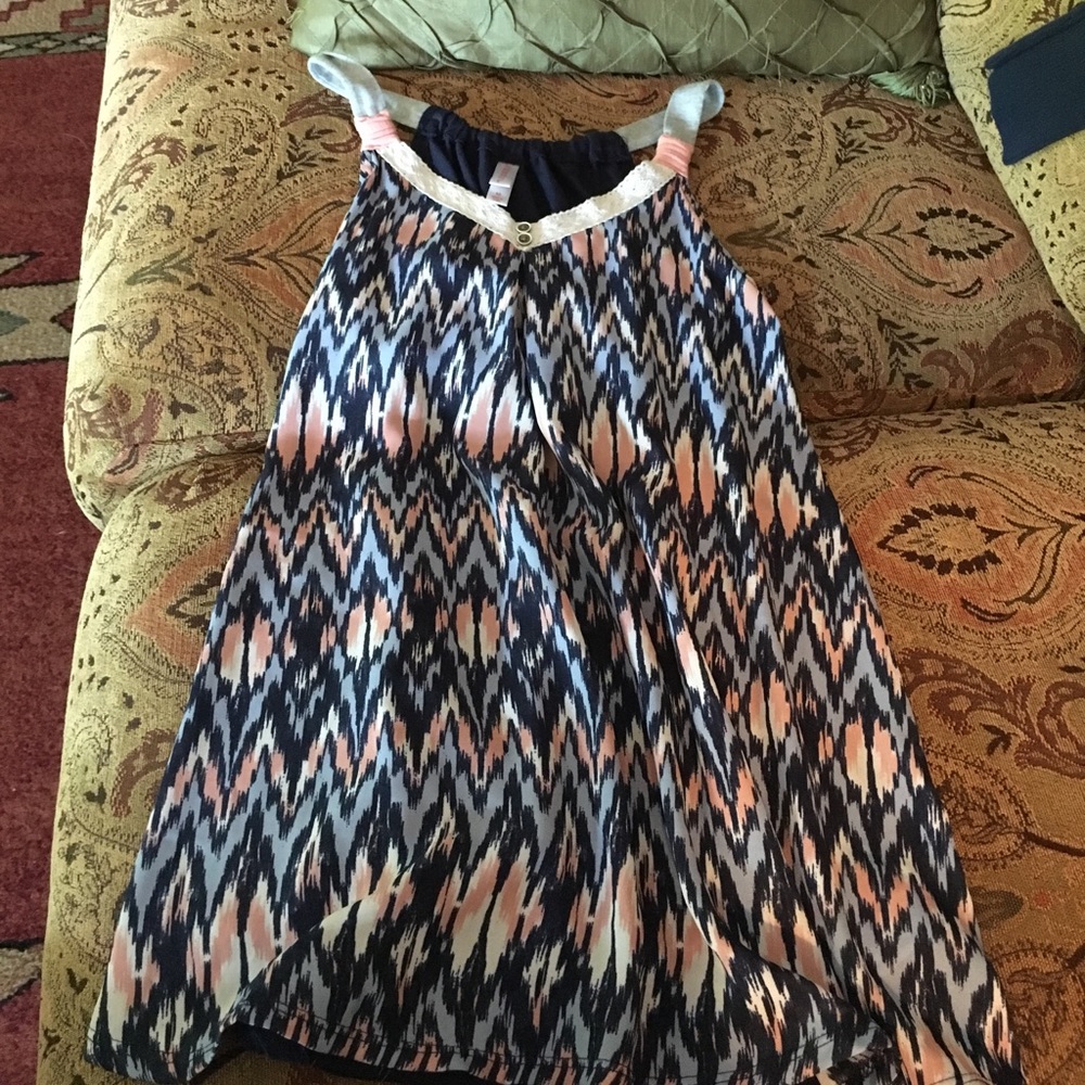 Printed swing blouse